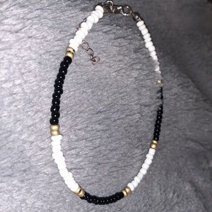 Summer black and white ancle Braclet!